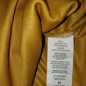Ambiance Tops - Ambiance Lace Blouse Gold Size M Ambiance Tops - Ambiance Lace Blouse Gold Size M